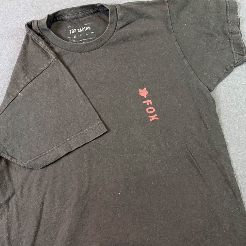 Fox Racing Premium Cotton Graphic T Shirt Men's Medium Black Loretta Lynn